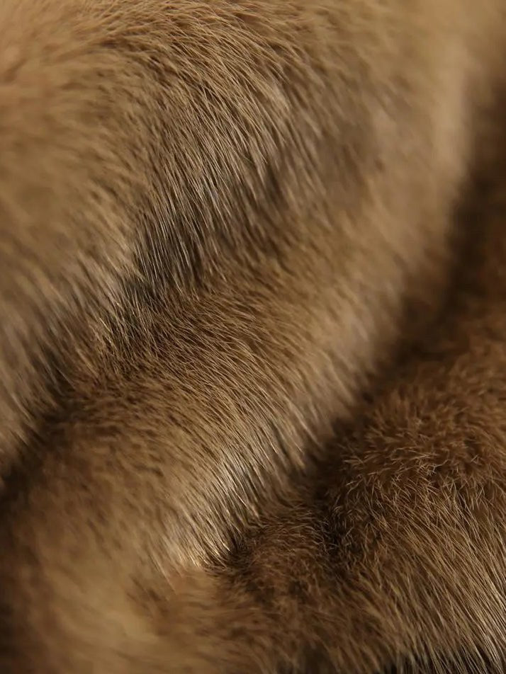 Women's Plus Size Mink Coat