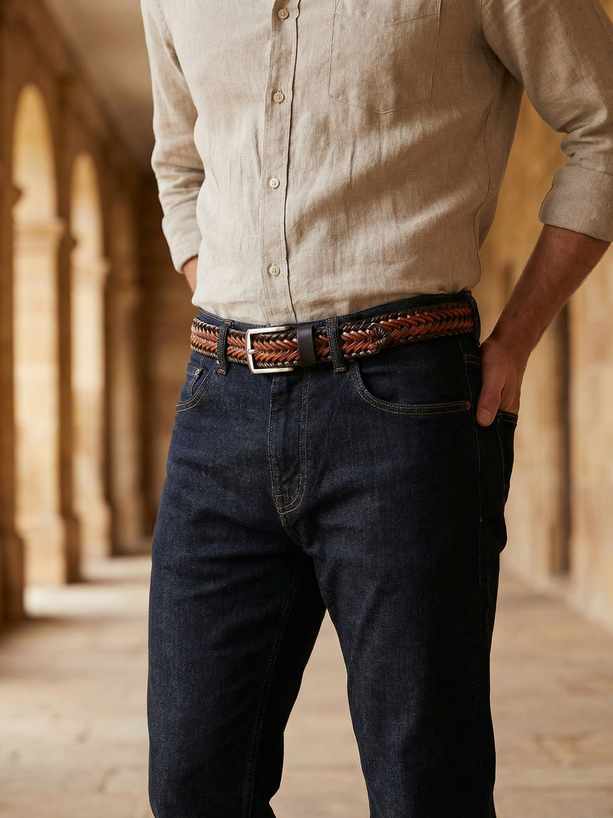 Braided Belt for Men | Pontano