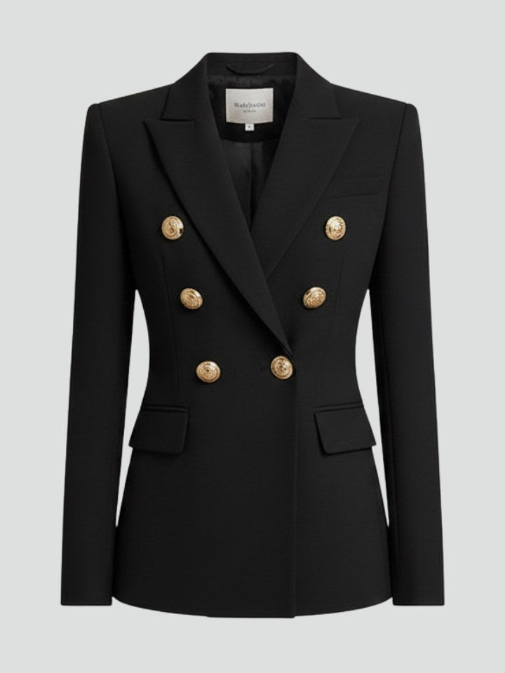 Women's Double Breasted Blazer | Rebecca
