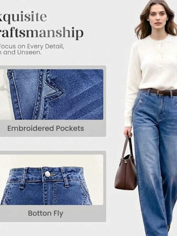Baggy Wide Leg Jeans for Women