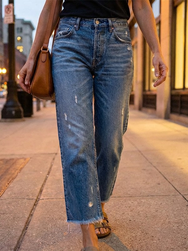 Straight Leg Jeans for Women