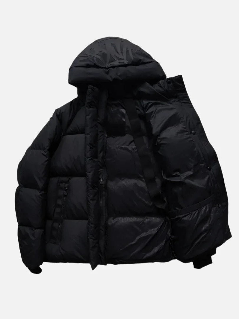 Syna World Logo Puffer Jacket - Blackout