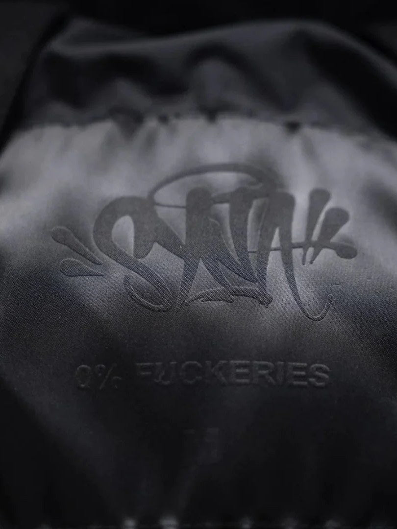 Syna World Logo Puffer Jacket - Blackout