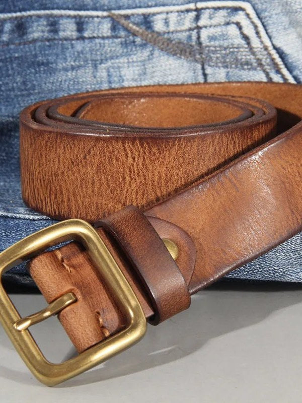 Cowhide Belt for Men | Tahoe