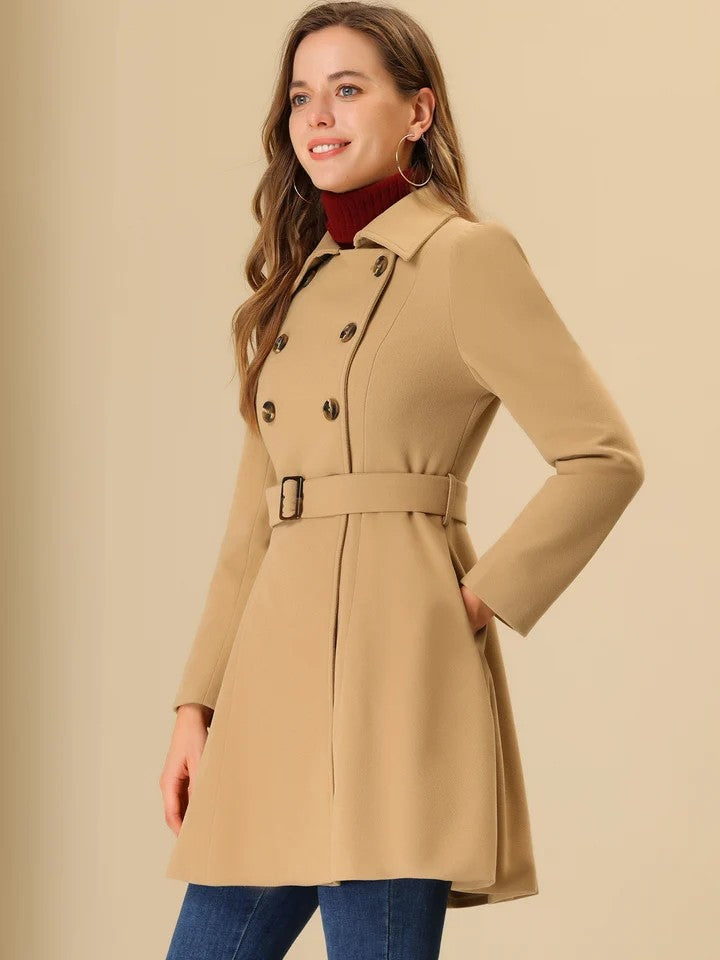Women's Double Breasted Coat