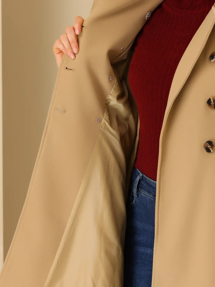 Women's Double Breasted Coat