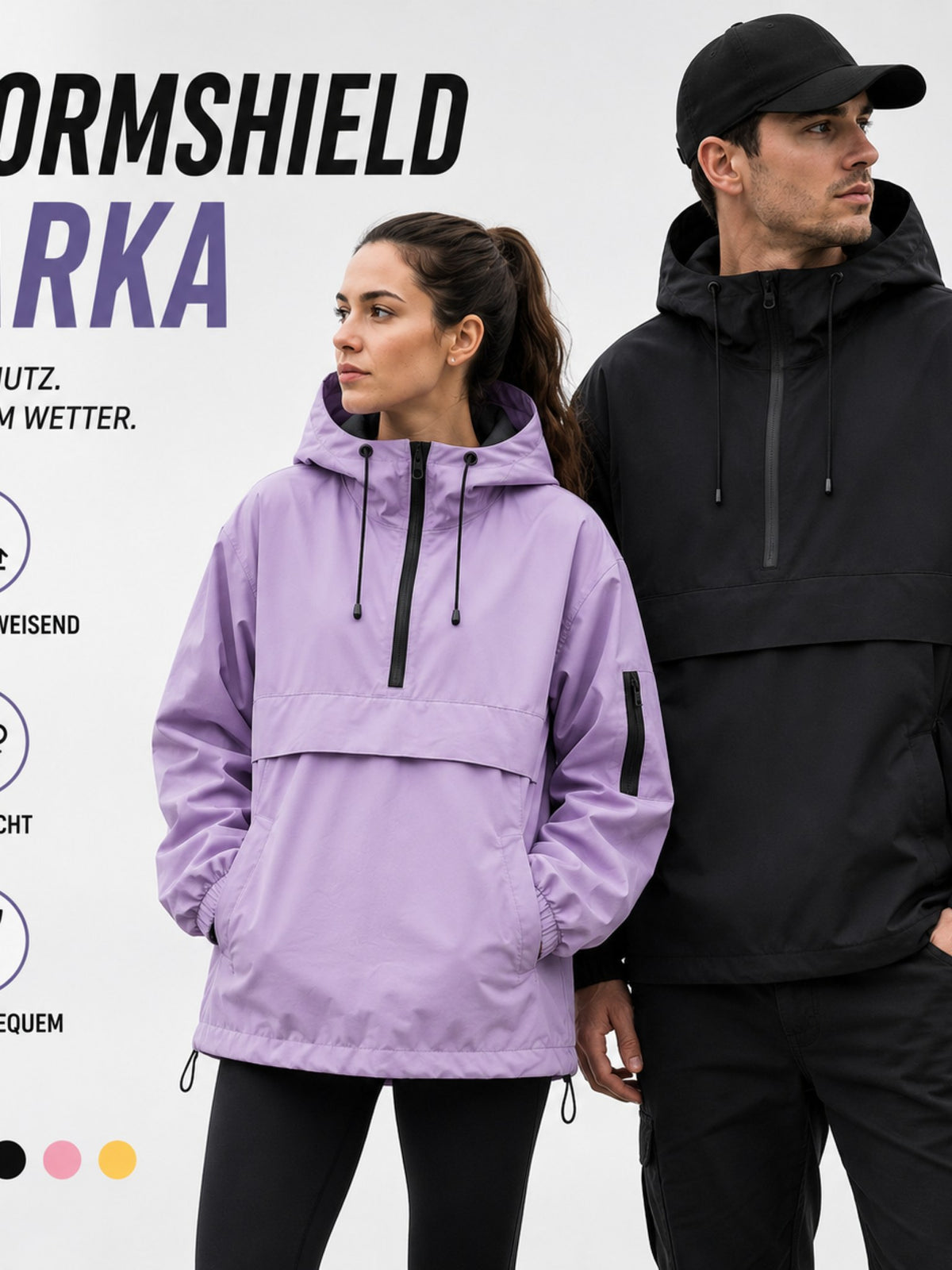 Women's Hooded Rain Parka | StormShield