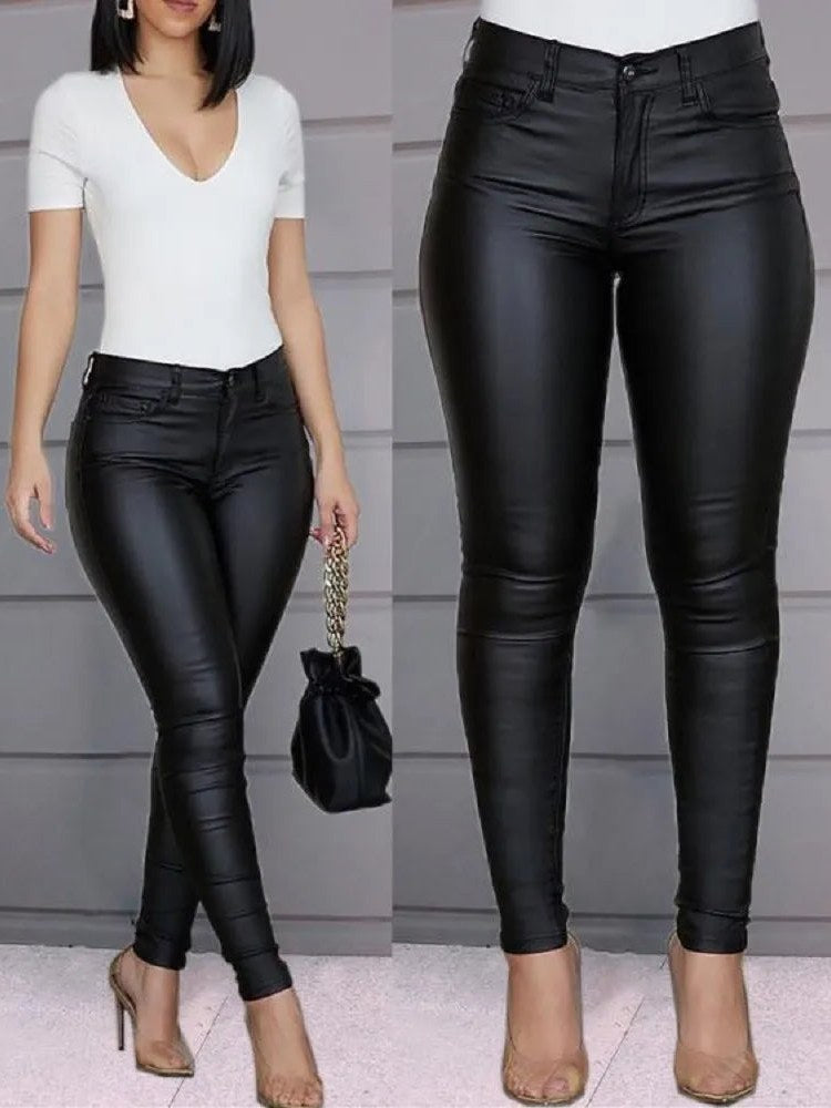 Women's Leather Trousers | Drune