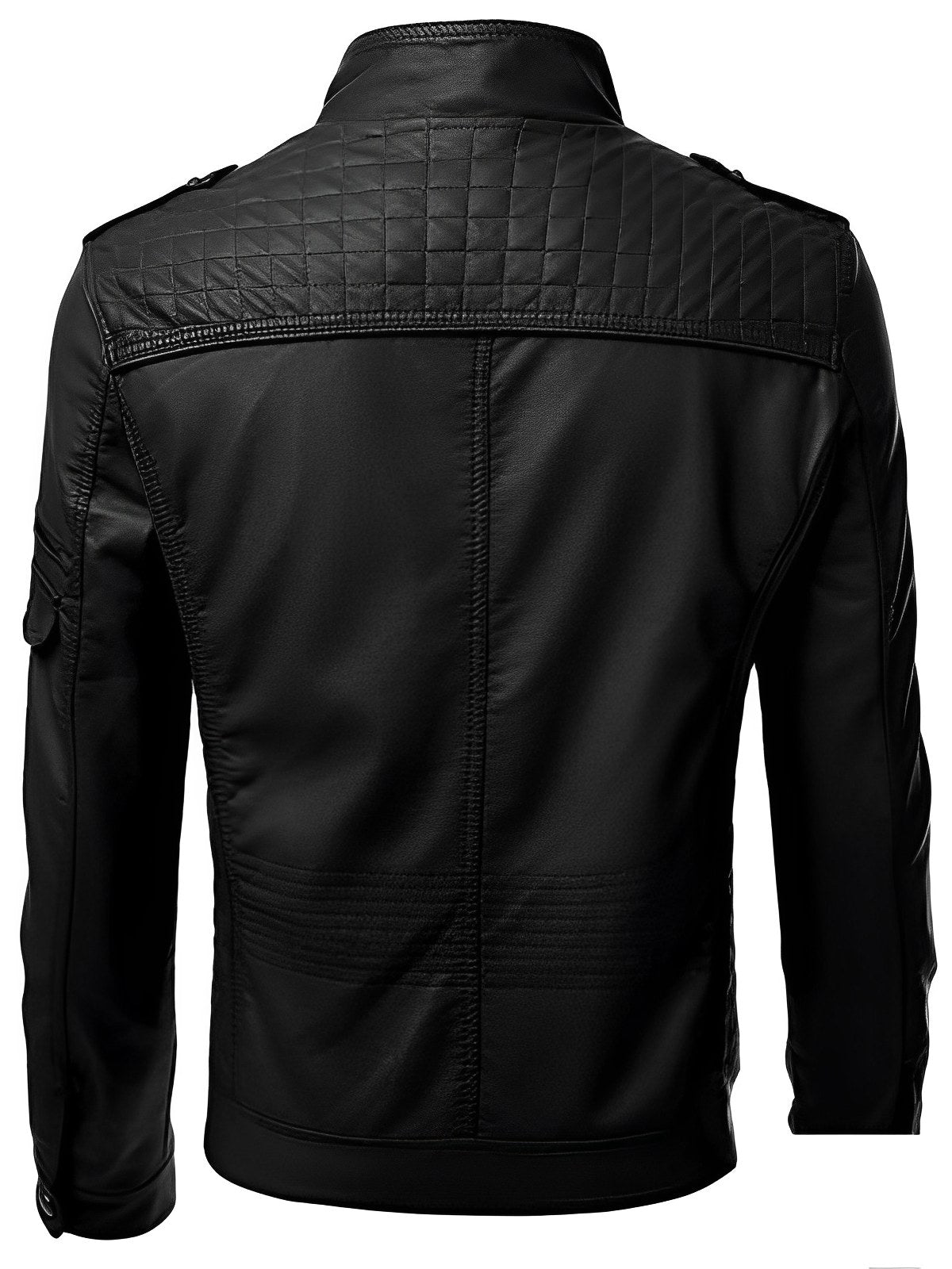 Water-Resistant Leather Jacket for Men | Drune