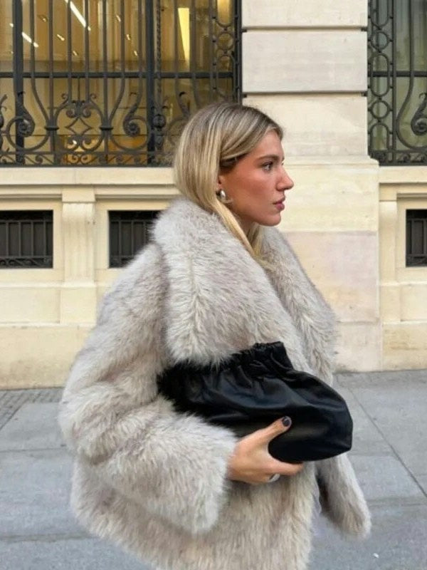 Women's Eco Faux Fur Coat | Drune