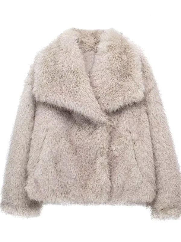 Women's Eco Faux Fur Coat | Drune