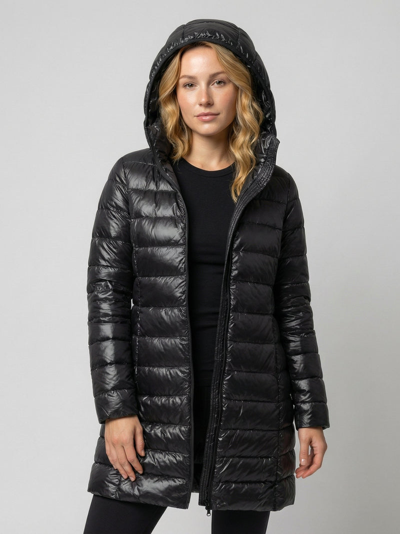 Women's Lightweight Hooded Down Jacket