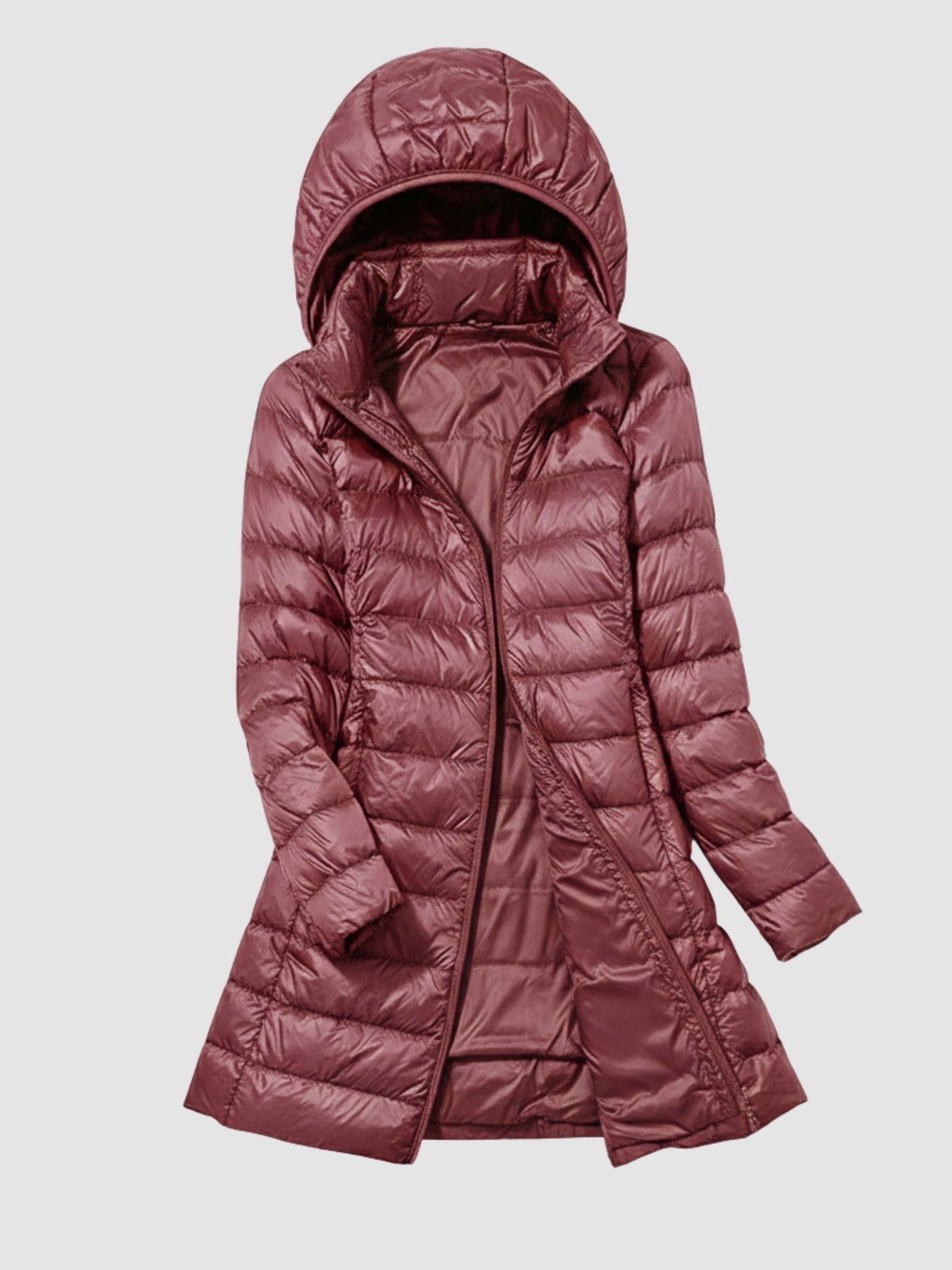 Women's Lightweight Hooded Down Jacket