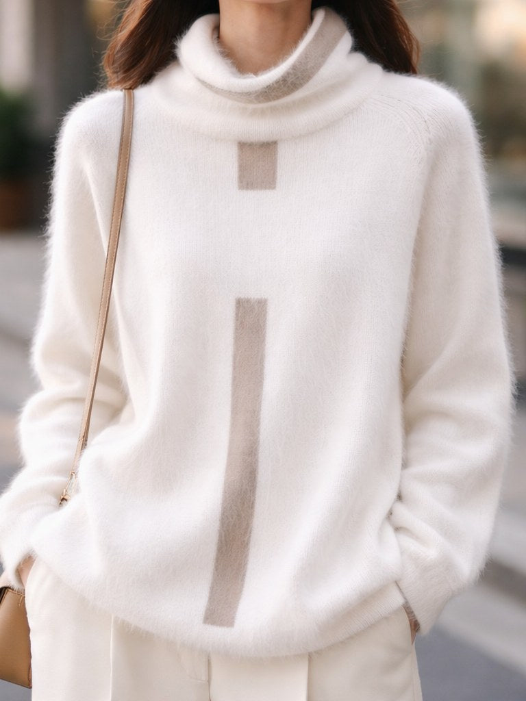 Women's Mink Cashmere Sweater | Savona