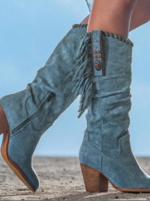 Women's Block Heel Boots