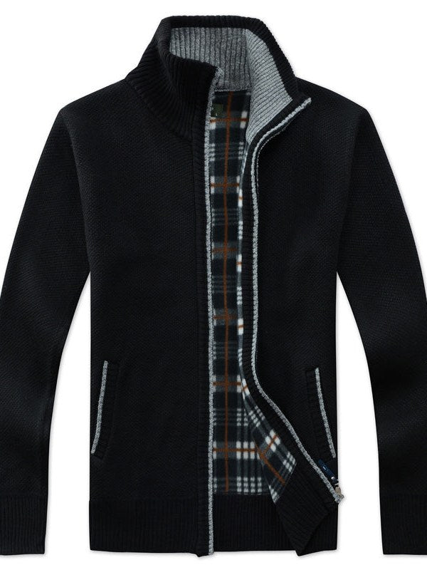 Fleece Lined Cardigan for Men | Drune