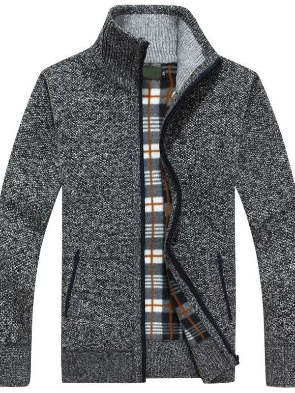 Fleece Lined Cardigan for Men | Drune