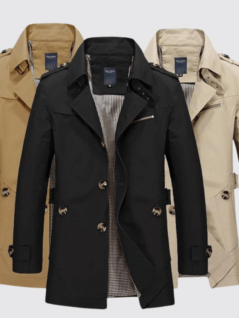 Classic Trench Coat for Men | Drune