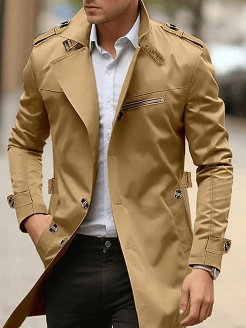 Classic Trench Coat for Men | Drune