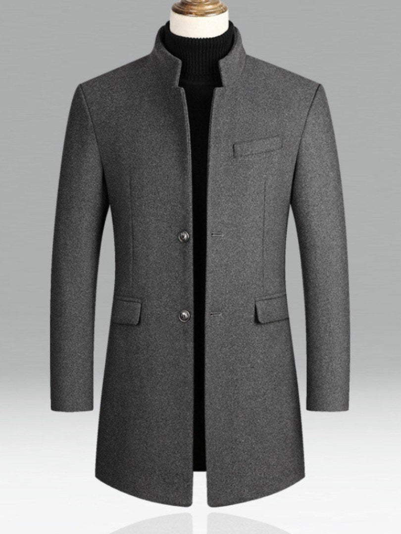 Button Trench Coat for Men | Drune