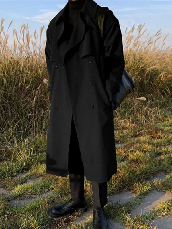 Long Trench Coat for Men | Drune